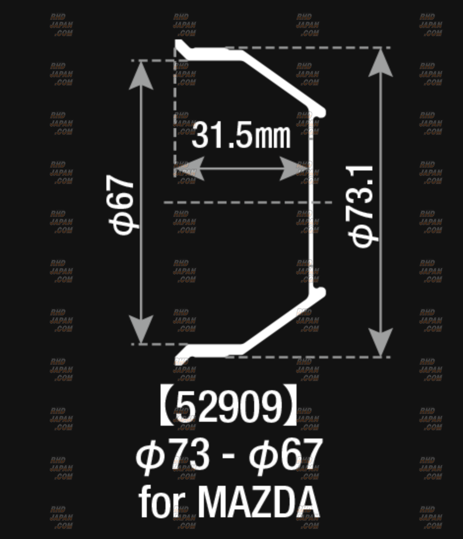 Weds WedsSport TC105X Hub Centric Center Cap - Type-I φ73.1-67